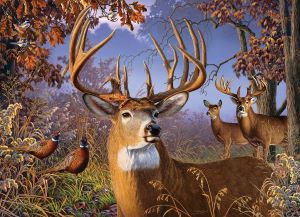 Puzzle Deer and Pheasant 1000 pc