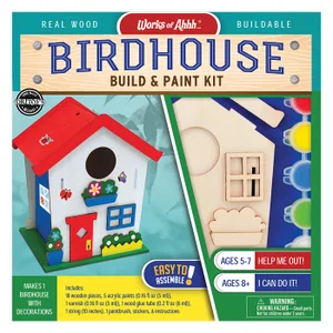 Birdhouse Buildable Paint Kit