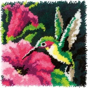 Latch Hook Kit Hummingbird