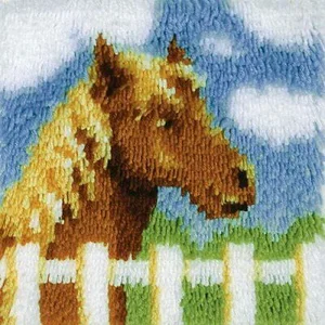 Latch Hook Kit Pony 12" Sq
