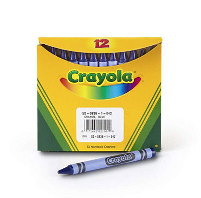 Crayons 12 Blue