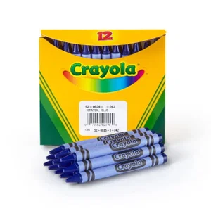 Crayons 12 Blue