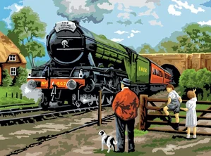 Paint by Number Steam Train