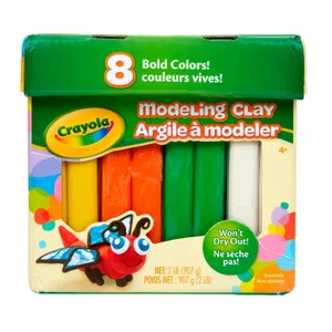 Modelling Clay Jumbo Pk: 8 Bold Colours
