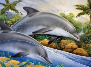 Paint by Number Dolphin Island