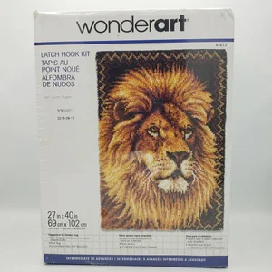Latch Hook Kit Lion 27"X40""