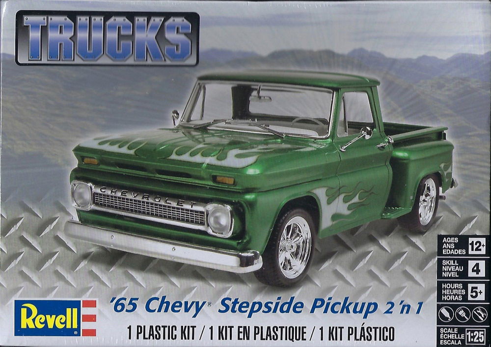 65 Chevy Stepside Pickup 2N1 - Revell Model