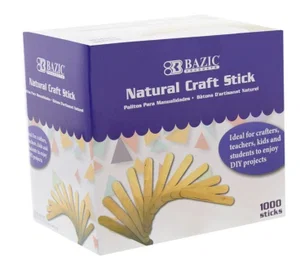 Natural Craft Stick (1000/Box)