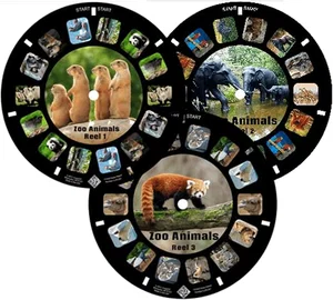 Zoo Animals Reels 3 pkg- View Master