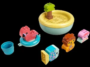 Lego Duplo Bath Time Fun: Floating Island Animals