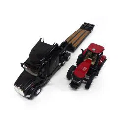 1:32 Peterbilt 579 with Lowboy trailer - Case IH Magnum 380 tractor