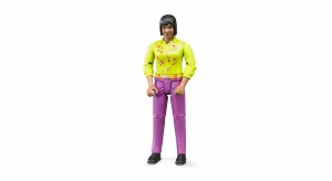 Woman, Medium Skin, Pink Jeans Bruder 60403
