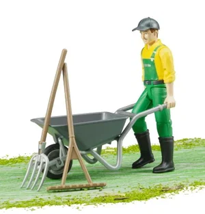 Farmer w/ Accessories Bruder 62610