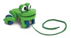 FIRST PLAY - Frolicking Frog Pull Toy