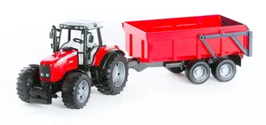 Massey Ferguson 7480 with Tipping Trailer