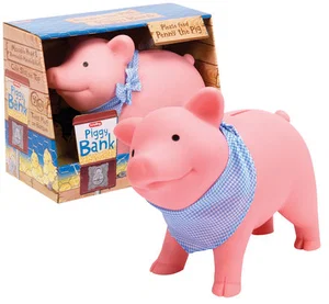 Rubber Piggy Bank Penny the Pig