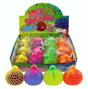 Large Neon Mesh Ball with Beadballs