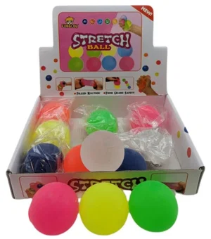 Stretch Sugar Ball 6cm Assorted Colours