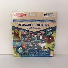 Parks Reusable Stickers Set