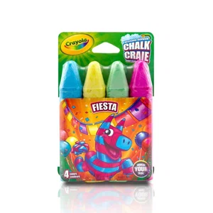 Crayola Sidewalk Chalk 4 Pk - Assorted