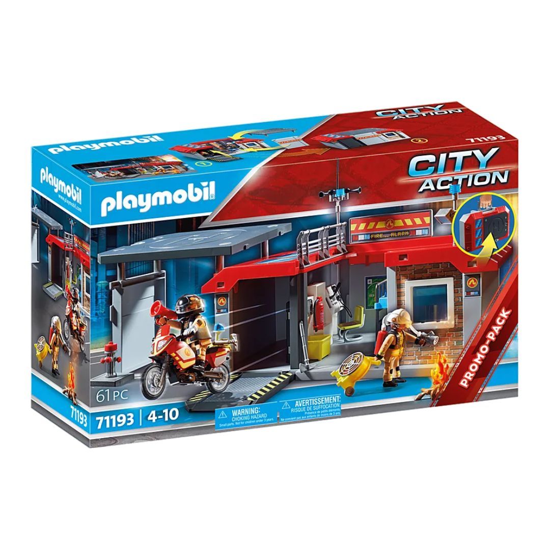 Image of Playmobil City Action – Take Along Fire Station