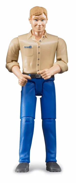 Man, Light Skin, Blue Jeans
