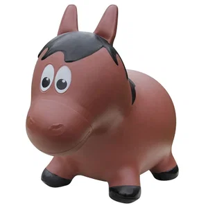 Farm Hoppers Jumping Horse - Brown - Bouncer