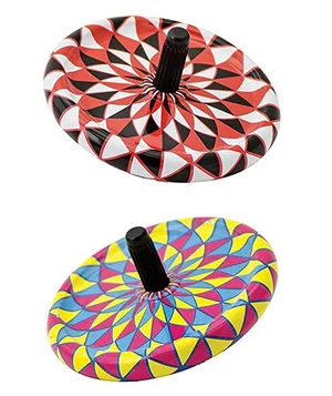 Tiny Tin Tops - Change colour as they spin