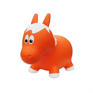 Farm Hoppers Jumping Horse - Orange - Bouncer