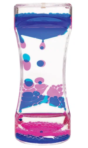 Liquid Motion Bubbler Blue & Pink