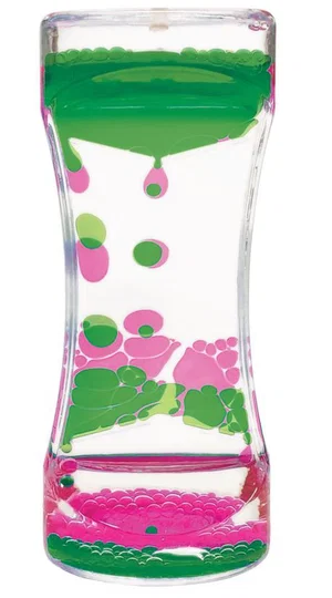 Liquid Motion Bubbler Pink & Green