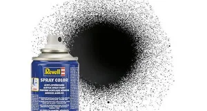 Revell Spray Paint Black Gloss 100ml