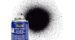Revell Spray Paint Black Matt 100ml