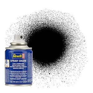 Revell Spray Paint Black Silk 100ml