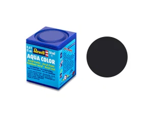 Revell Paint Aqua Colour, Tar Black, Matt 18ml, RAL
