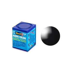 Revell Paint Aqua Colour, Black, Gloss 18ml, RAL