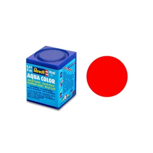 Revell Paint Aqua Colour, Luminous Orange, Matt 18ml, RAL