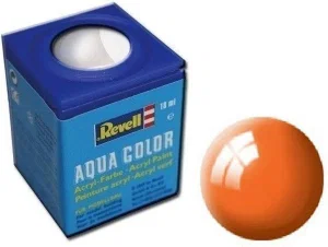 Revell Paint Aqua Colour, Orange, Gloss 18ml, RAL