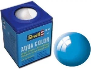 Revell Paint Aqua Colour, Light Blue, Gloss, 18ml, RAL