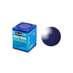 Revell Paint Aqua Colour, Night Blue, Gloss, 18ml, RAL
