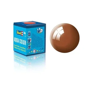 Revell Paint Aqua Colour, Mud Brown, Gloss, 18ml, RAL