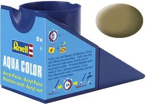 Revell Paint Aqua Colour, Olive Brown, Matt 18ml, RAL