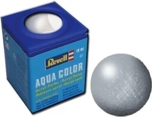 Revell Paint Aqua Colour, Silver, Metallic, 18ml, RAL