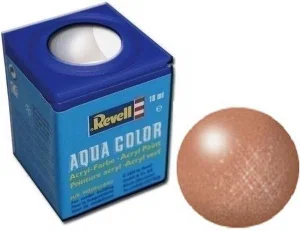 Revell Paint Aqua Colour, Copper, Metallic, 18ml, RAL