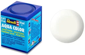 Revell Paint Aqua Colour, White, Silk, 18ml, RAL