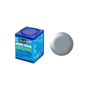 Revell Paint Aqua Colour, Grey, Silk, 18ml, RAL