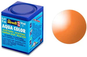 Revell Paint Aqua Colour, Clear Orange, 18ml, RAL