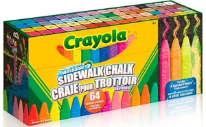 Crayola Sidewalk Chalk 64 Pk