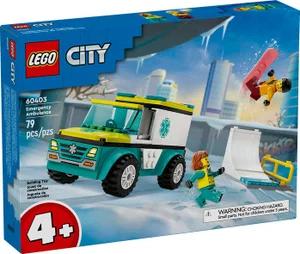 Lego City Emergency Ambulance and Snowboarder - 60403
