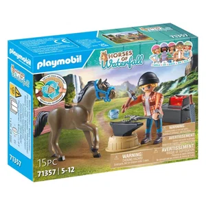 Playmobil Horses of Waterfall - Farrier Ben & Achilles